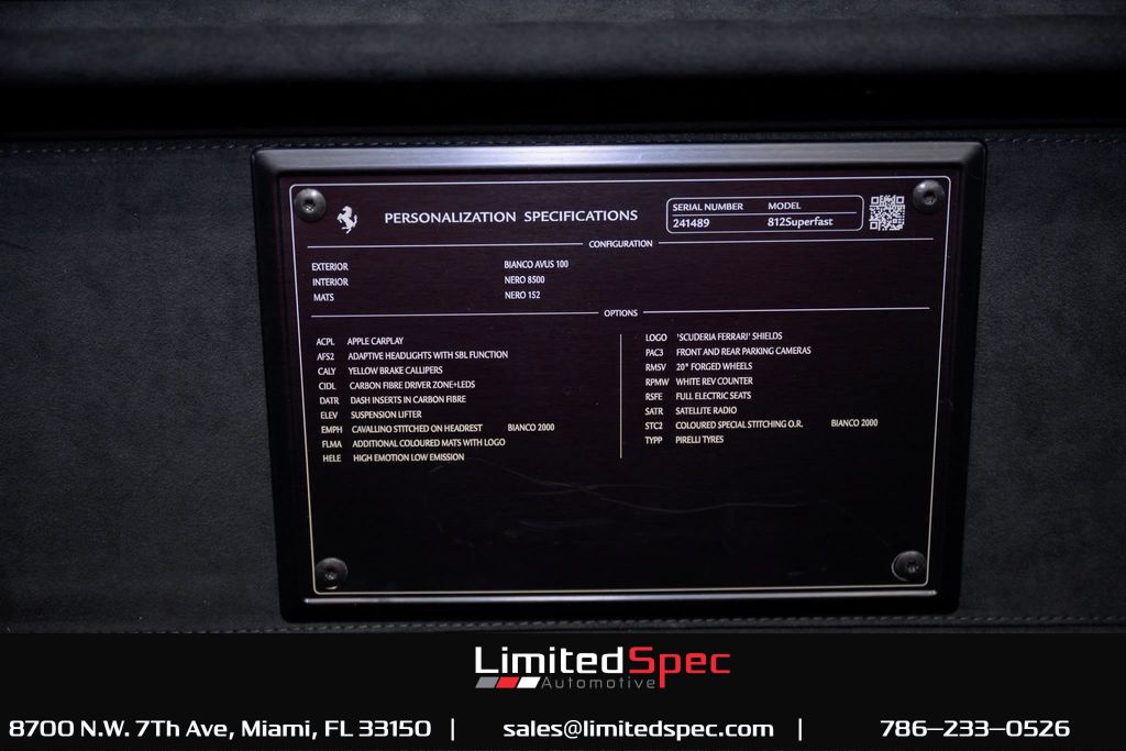 2019 Ferrari 812 Superfast Miami FL