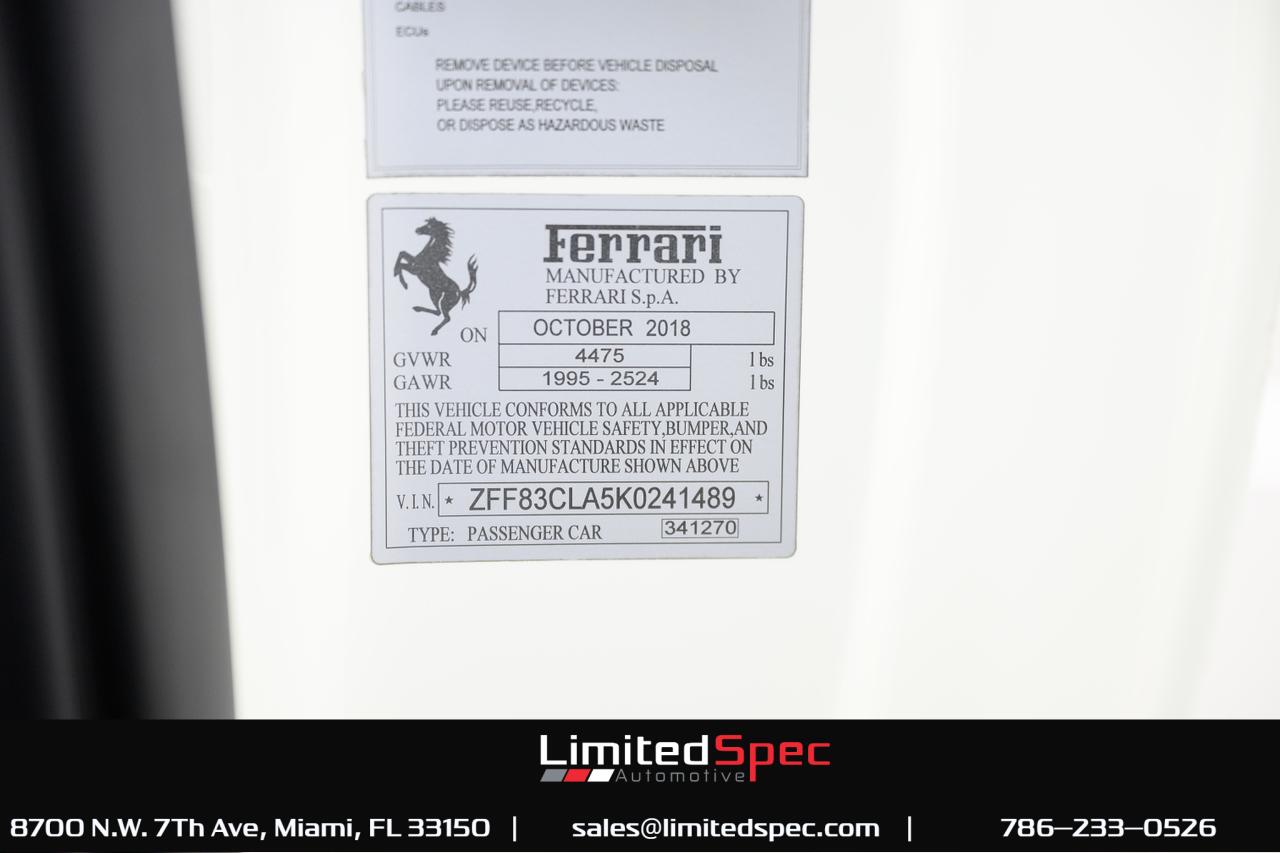 2019 Ferrari 812 Superfast Coupe 2D Miami FL