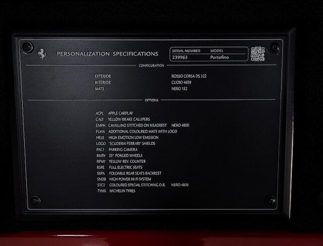 2019 Ferrari Portofino *ONLY 6,000 MILES* *RED ON CUOIO* *APPLE CARPLAY* San Diego CA