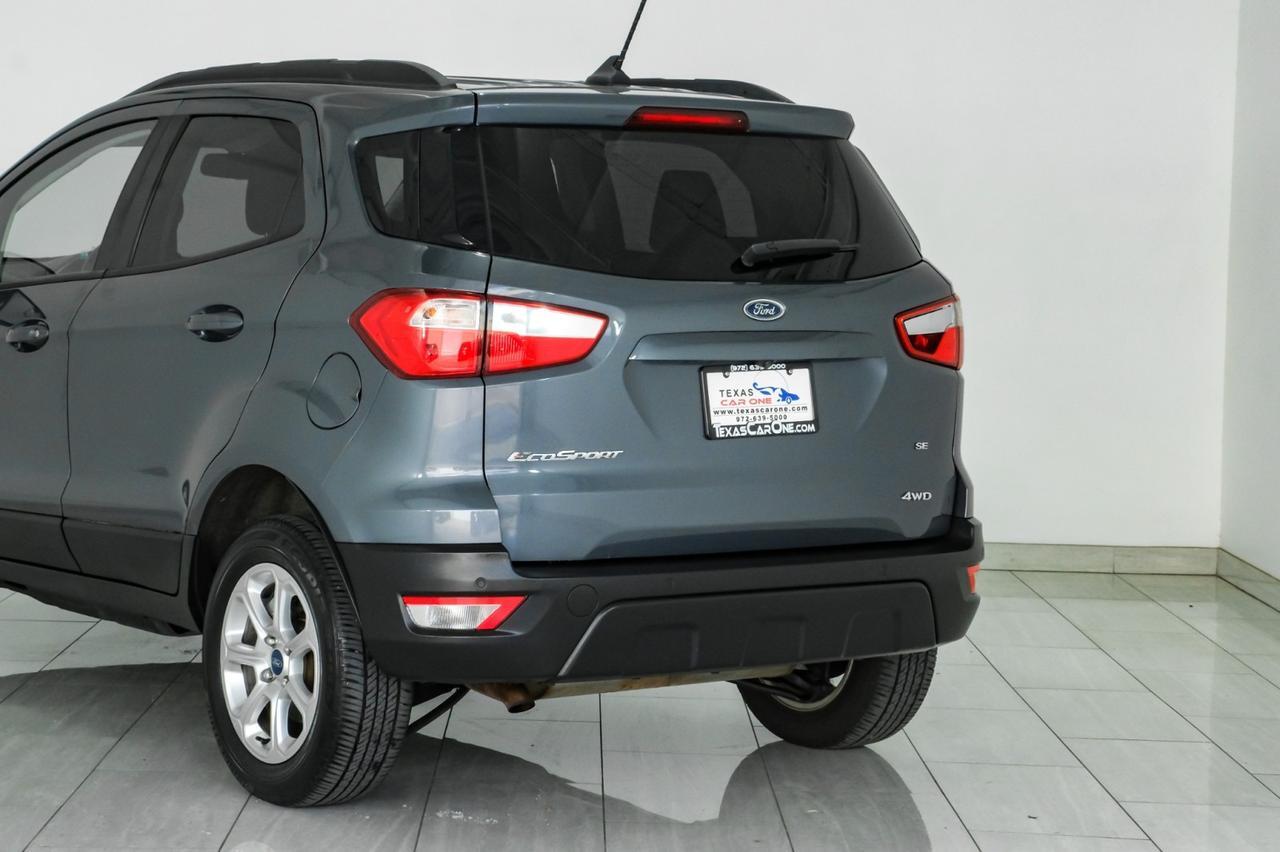 2019 Ford EcoSport SE 4WD AUTOMATIC SUNROOF HEATED SEATS REAR CAMERA KEYLESS START Carrollton TX