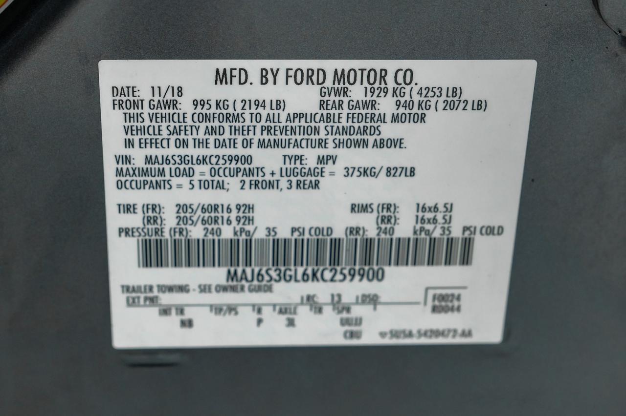 2019 Ford EcoSport SE 4WD AUTOMATIC SUNROOF HEATED SEATS REAR CAMERA KEYLESS START Carrollton TX