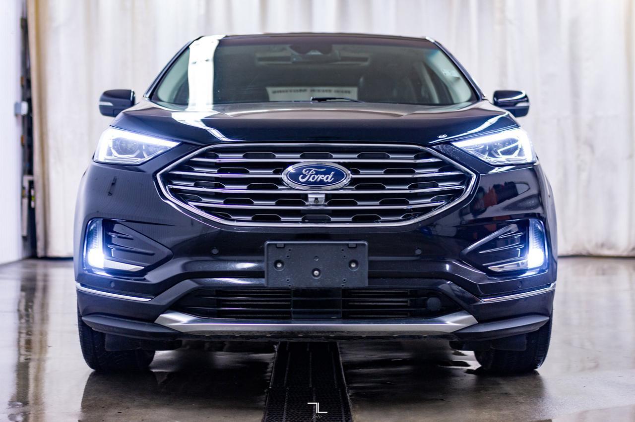 2019 Ford Edge AWD Titanium Leather Roof Nav BCam Red Deer AB