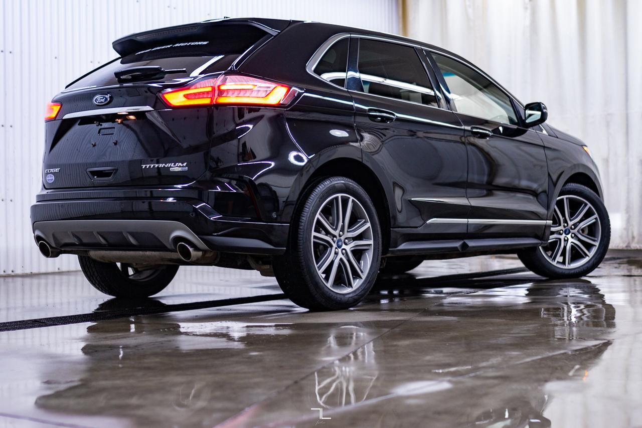 2019 Ford Edge AWD Titanium Leather Roof Nav BCam Red Deer AB