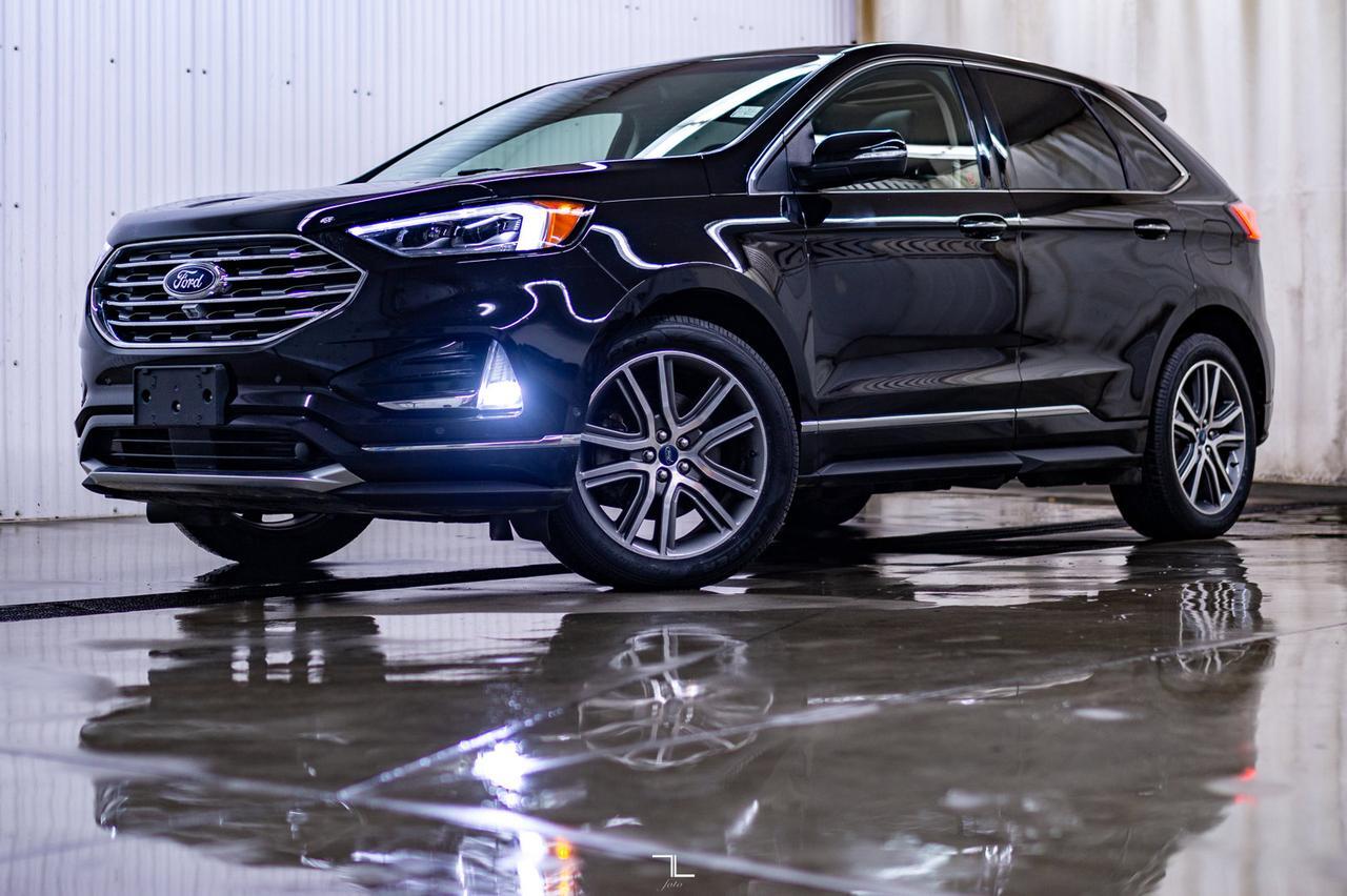 2019 Ford Edge AWD Titanium Leather Roof Nav BCam Red Deer AB