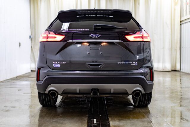 2019 Ford Edge AWD Titanium Leather Roof Nav BCam Red Deer AB