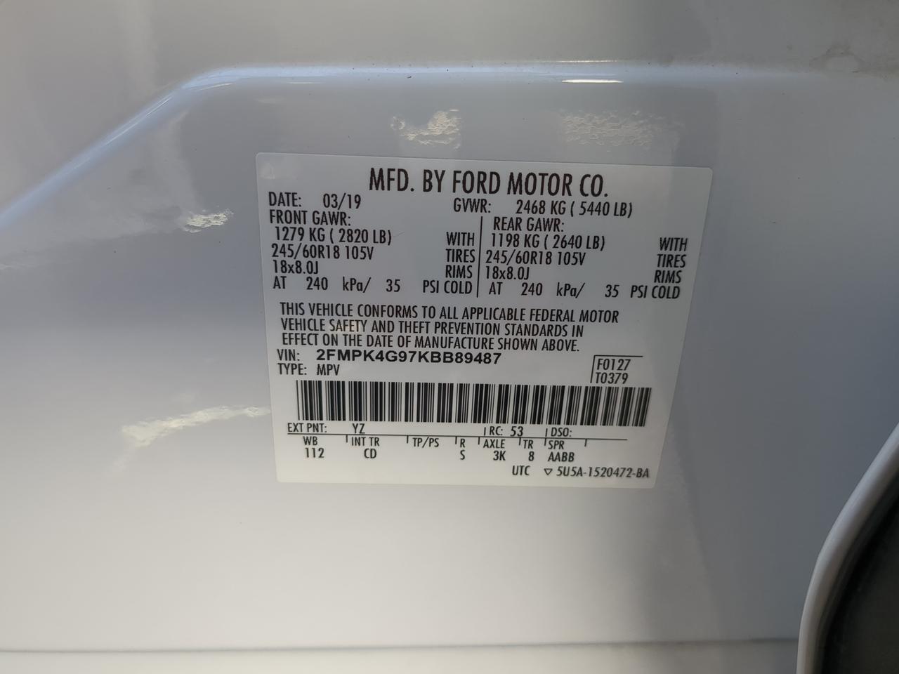 2019 Ford Edge SE Appleton WI
