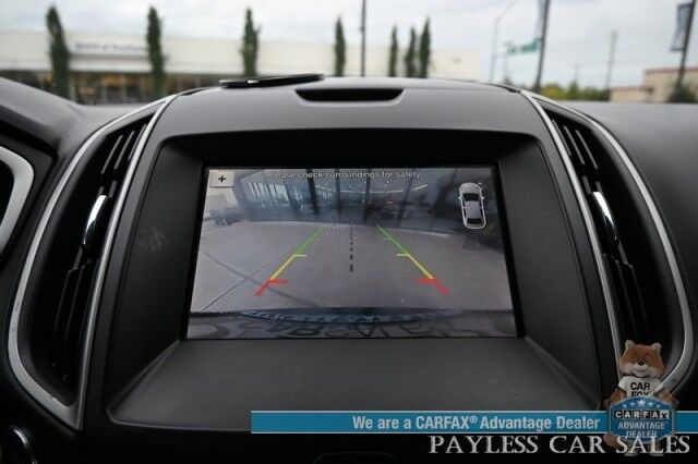 2019 Ford Edge SEL / AWD / Cold Weather & Convenience Pkg / Auto Start / Heated Leather Seats & Steering / Lane Depart & Blind Spot / Apple CarPlay & Android Auto / Back Up Camera / Keyless Entry & Start / Tow Pkg / 1-Owner Anchorage AK