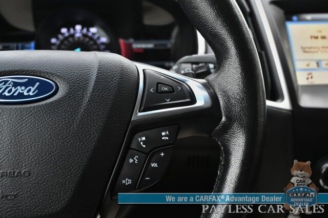 2019 Ford Edge SEL / AWD / Cold Weather & Convenience Pkg / Auto Start / Heated Leather Seats & Steering / Lane Depart & Blind Spot / Apple CarPlay & Android Auto / Back Up Camera / Keyless Entry & Start / Tow Pkg / 1-Owner Anchorage AK