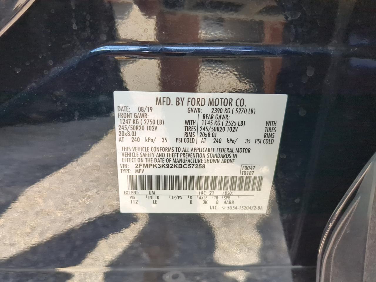 2019 Ford Edge Titanium Winder GA