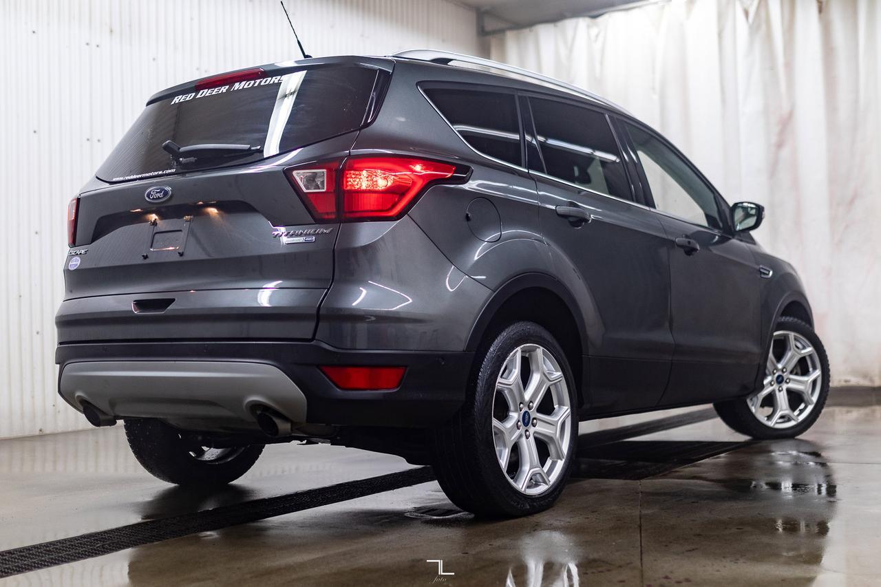 2019 Ford Escape AWD Titanium Leather Nav BCam Red Deer AB