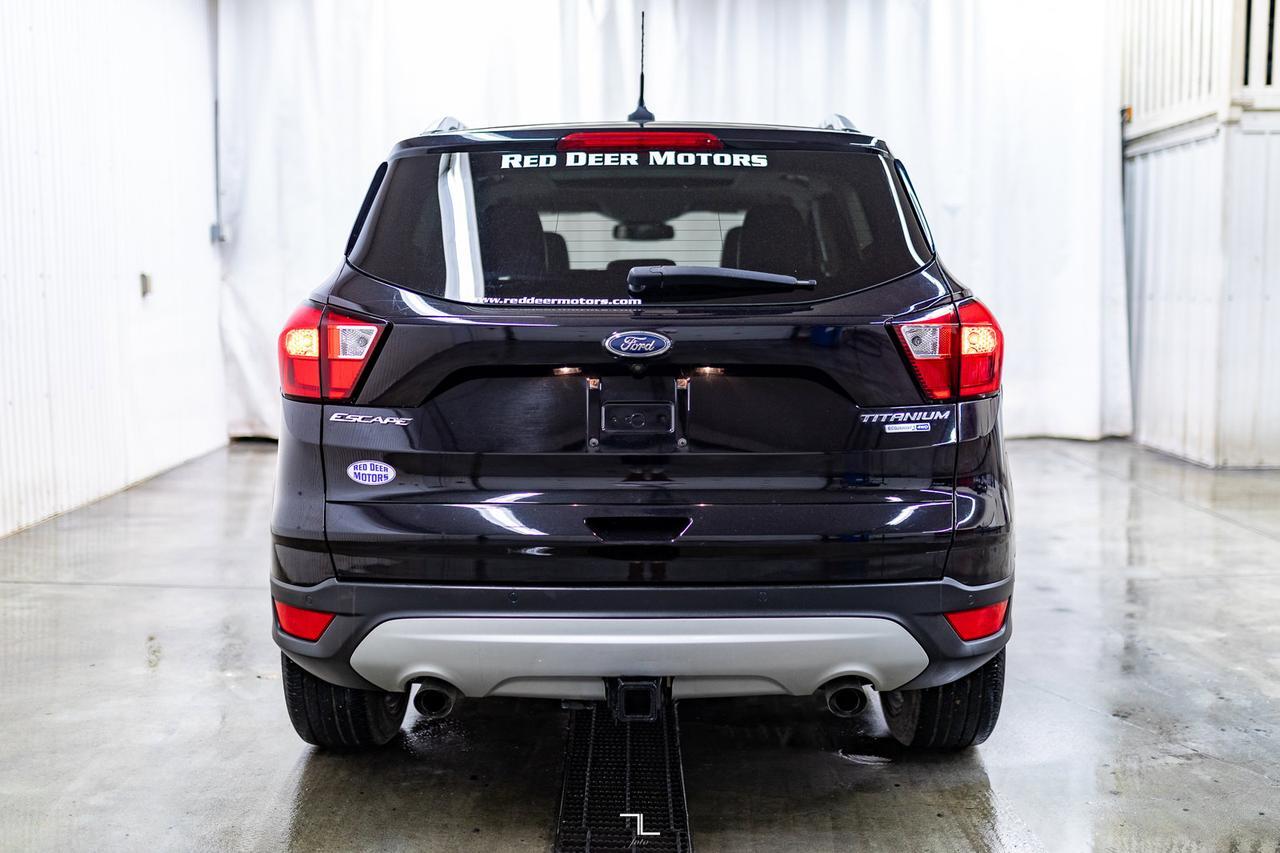 2019 Ford Escape AWD Titanium Leather Roof Nav BCam Red Deer AB