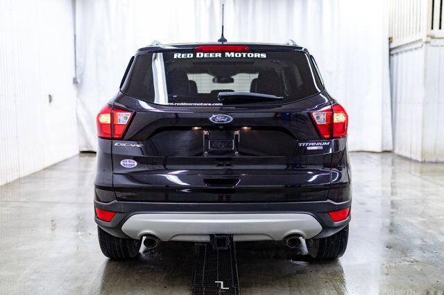 2019 Ford Escape AWD Titanium Leather Roof Nav BCam Red Deer AB