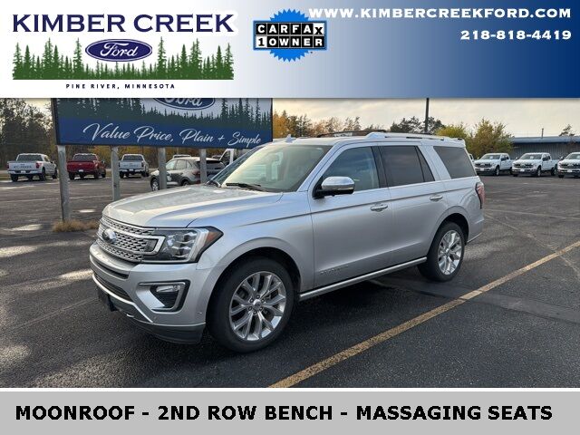 Used 2019 Ford Expedition Platinum with VIN 1FMJU1MT5KEA02542 for sale in Pine River, Minnesota