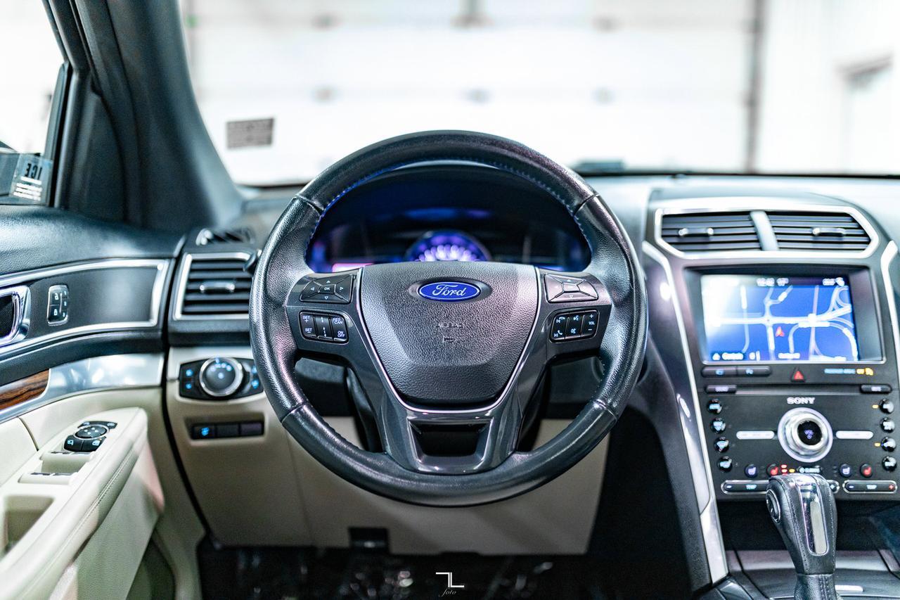 2019 Ford Explorer AWD Limited Leather Roof Nav BCam Red Deer AB