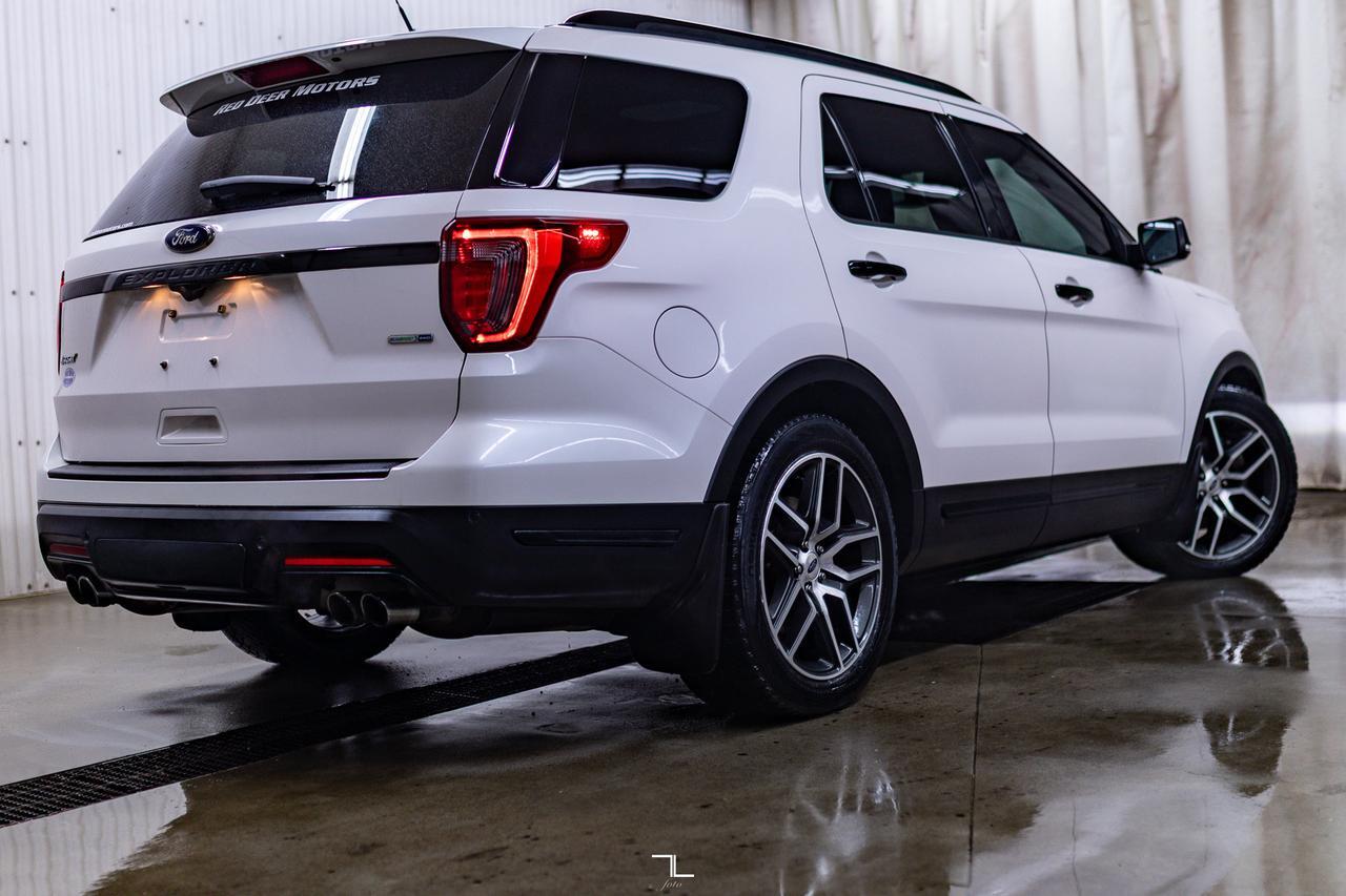 2019 Ford Explorer AWD Sport Leather Roof Nav BCam Red Deer AB