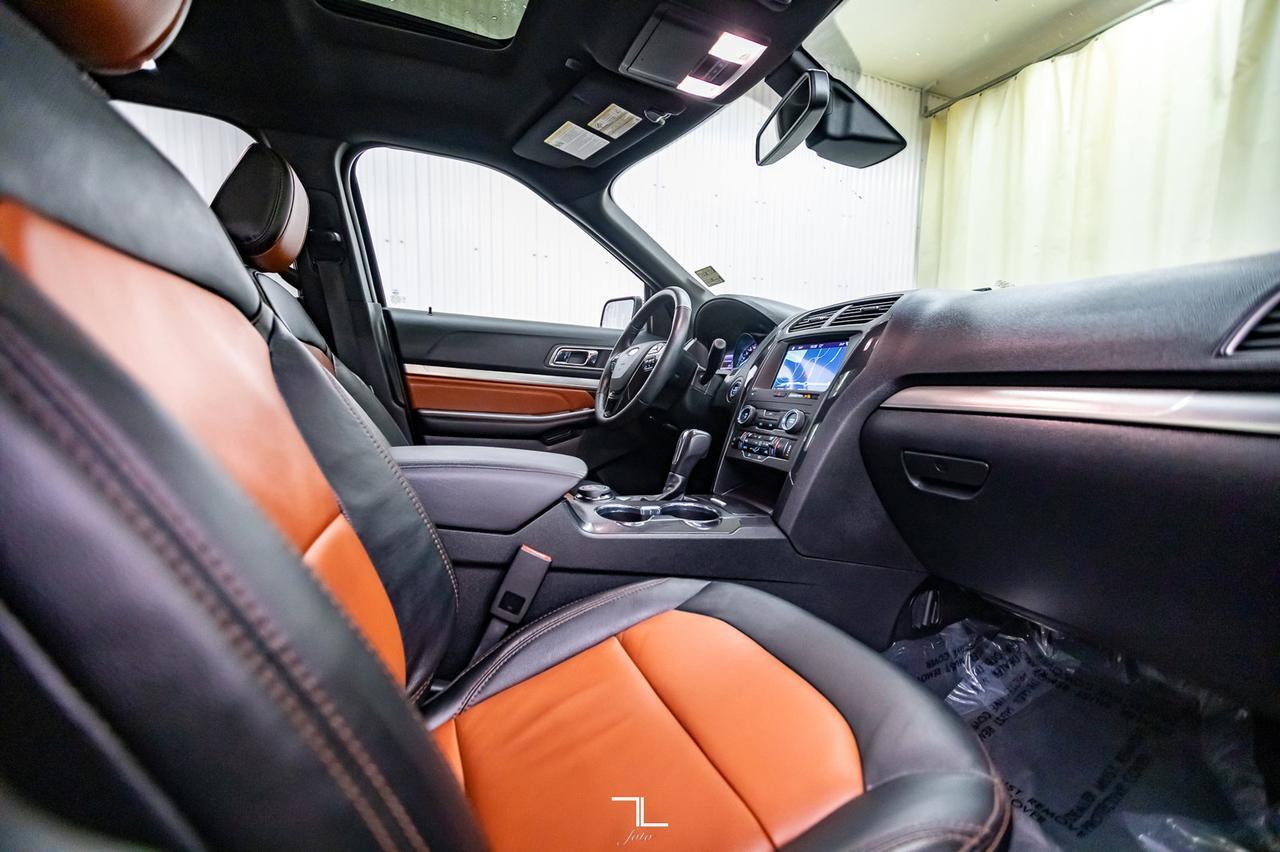 2019 Ford Explorer AWD XLT Leather Roof Nav BCam Red Deer AB