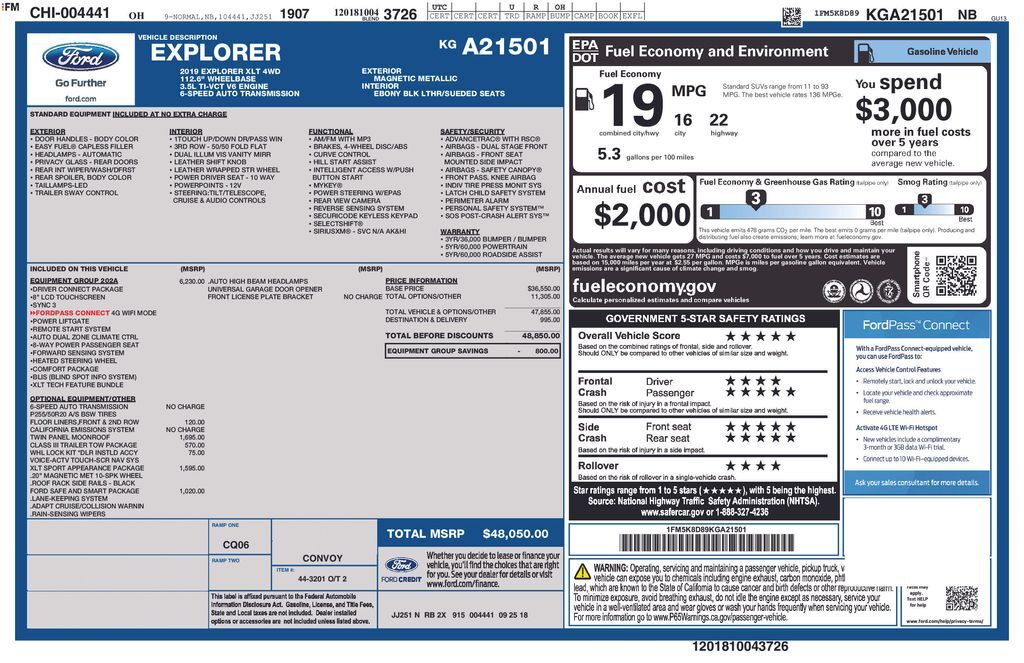 2019 Ford Explorer XLT Akron OH