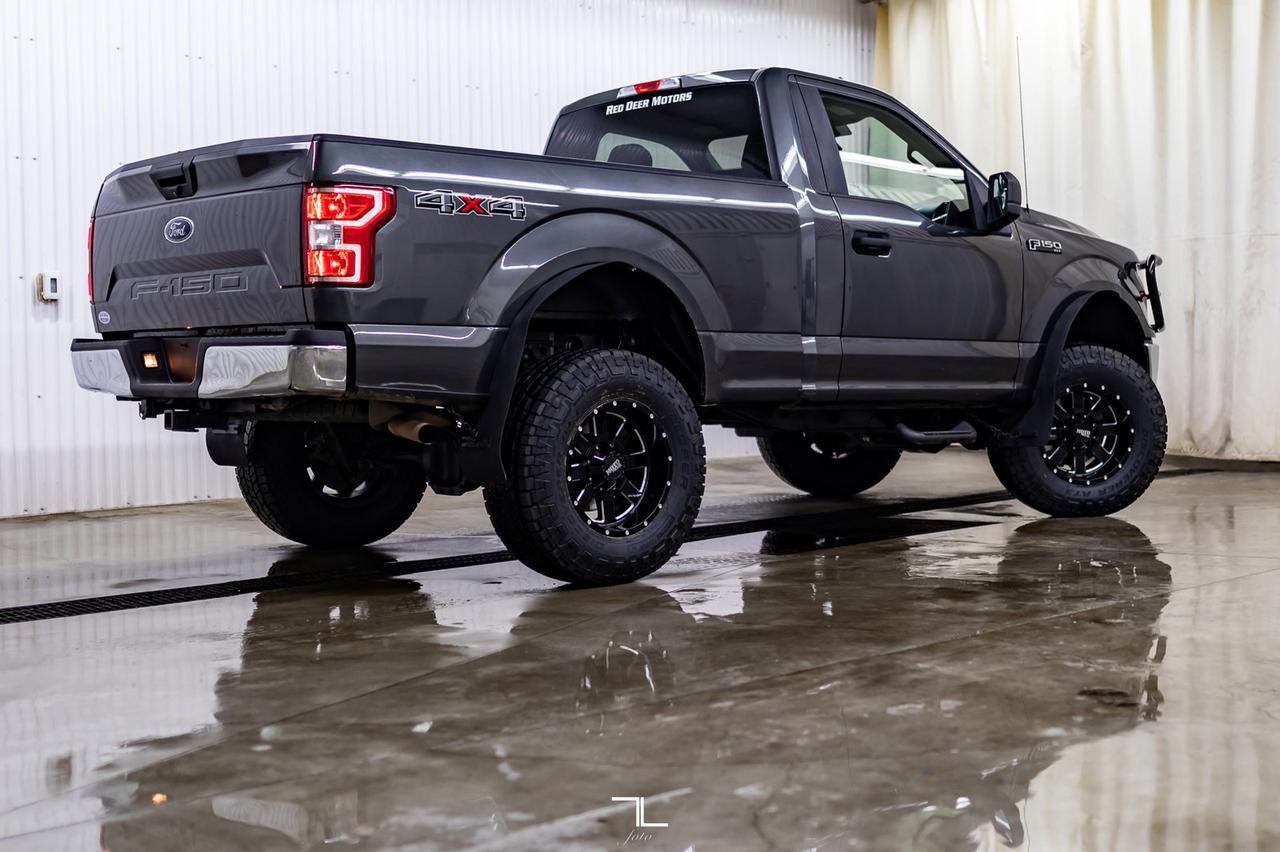 2019 Ford F-150 4x4 Reg Cab Sport 4&quot; Lift BCam Wheels Red Deer AB