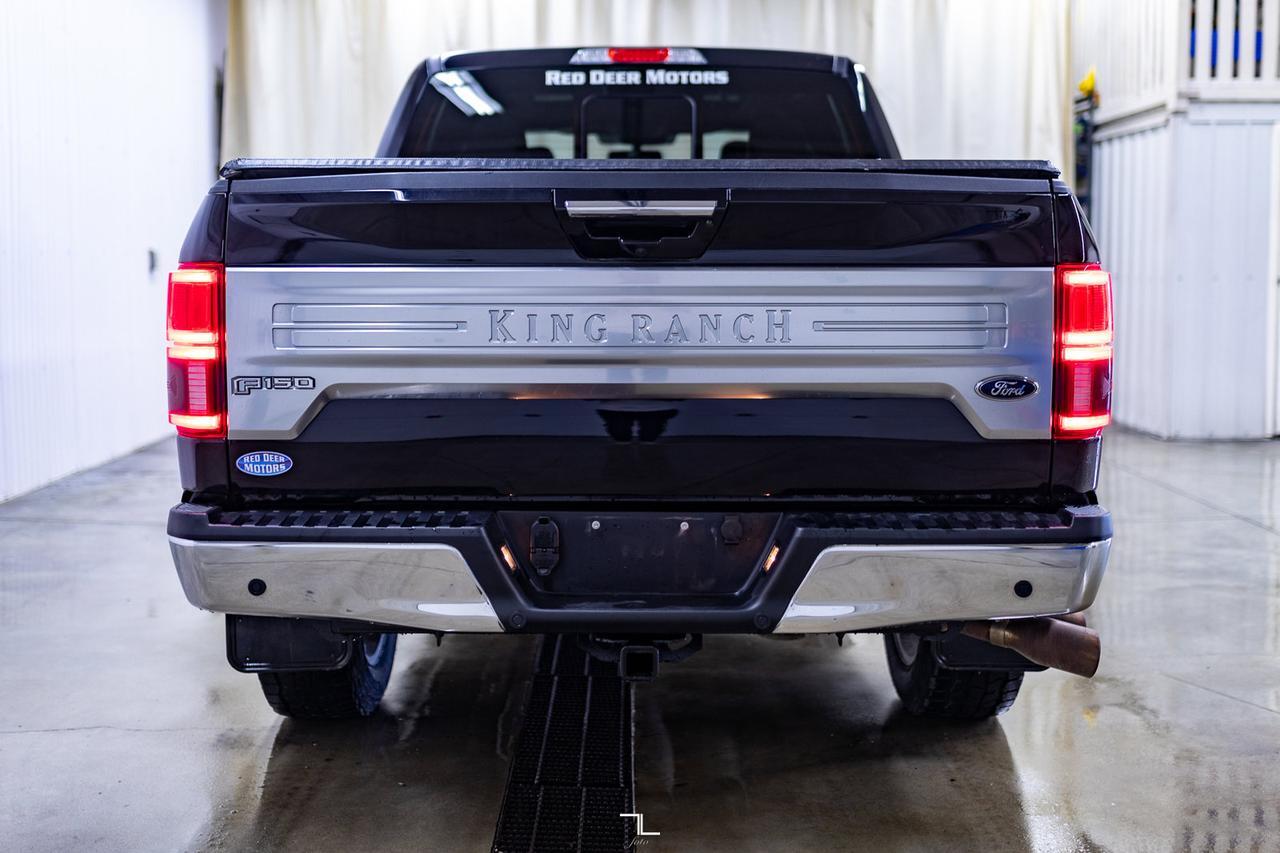 2019 Ford F-150 4x4 Super Crew King Ranch Roush Supercharged Leather Roof Nav Red Deer AB