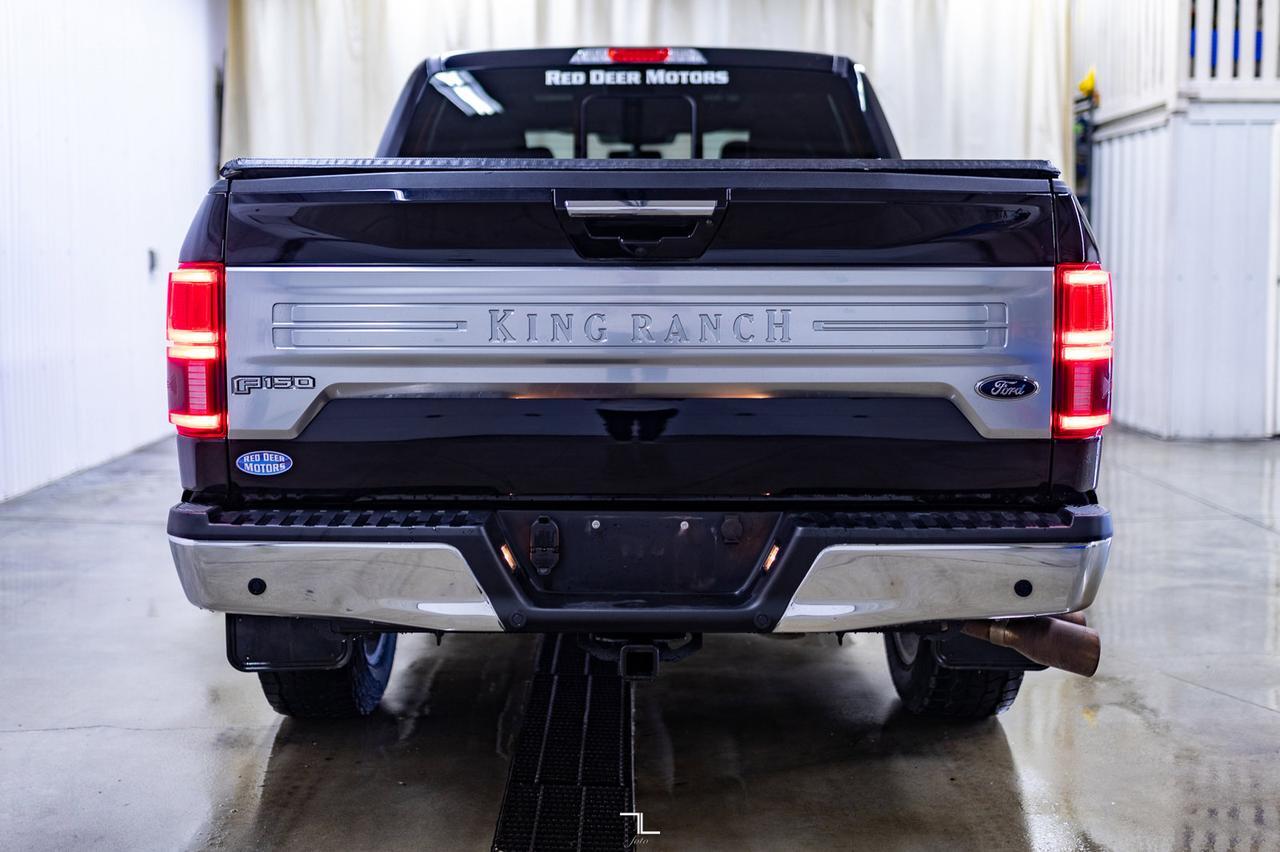 2019 Ford F-150 4x4 Super Crew King Ranch Roush Supercharged Leather Roof Nav Red Deer AB