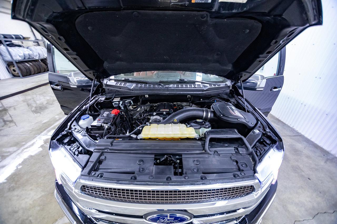 2019 Ford F-150 4x4 Super Crew King Ranch Roush Supercharged Leather Roof Nav Red Deer AB