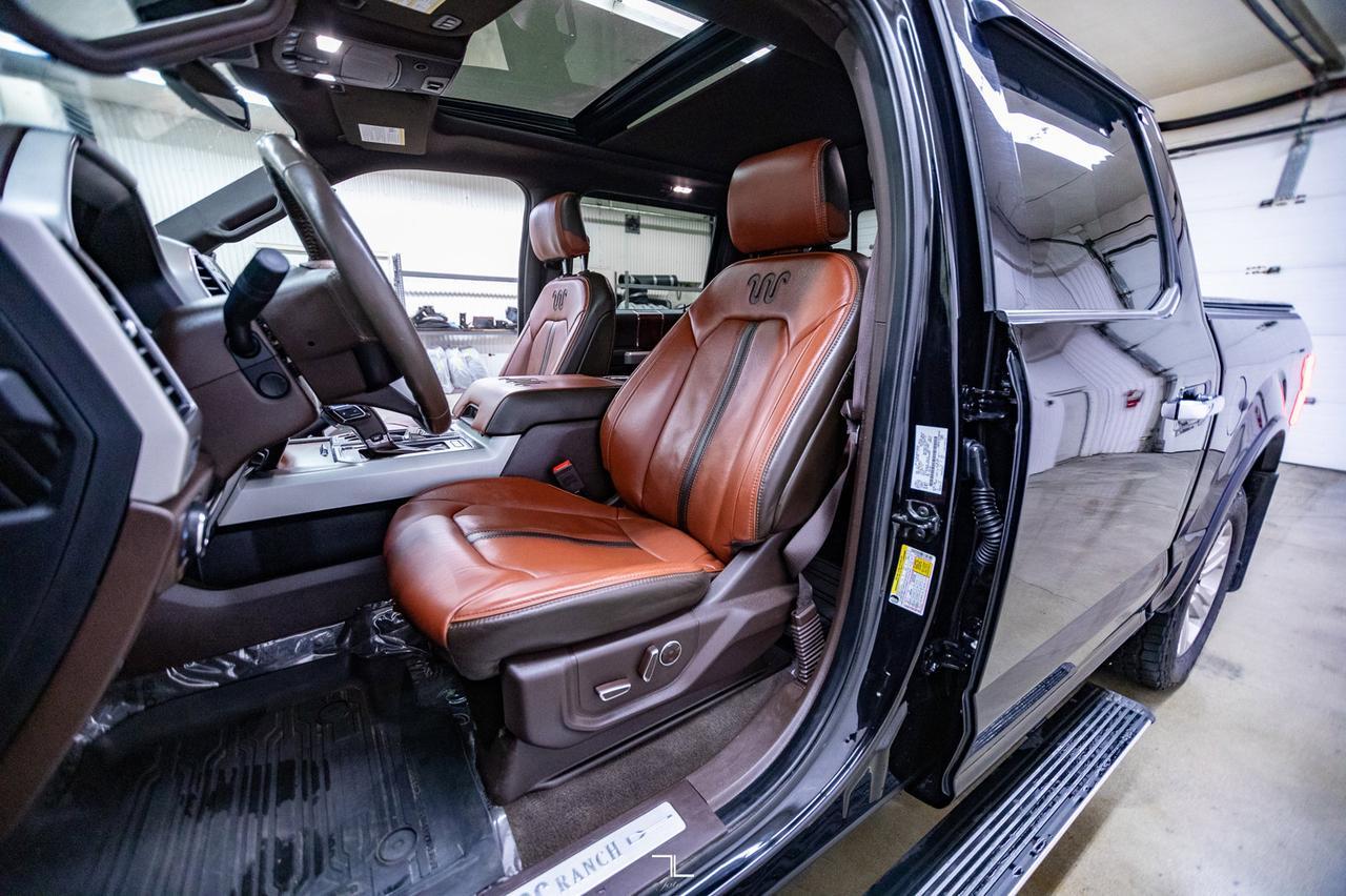 2019 Ford F-150 4x4 Super Crew King Ranch Roush Supercharged Leather Roof Nav Red Deer AB