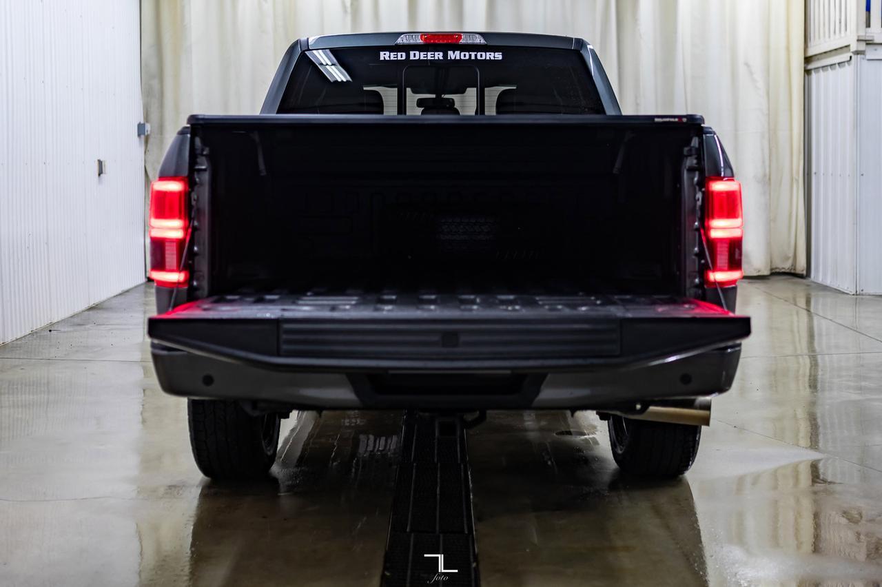 2019 Ford F-150 4x4 Super Crew Lariat Diesel Leather Roof Nav Red Deer AB