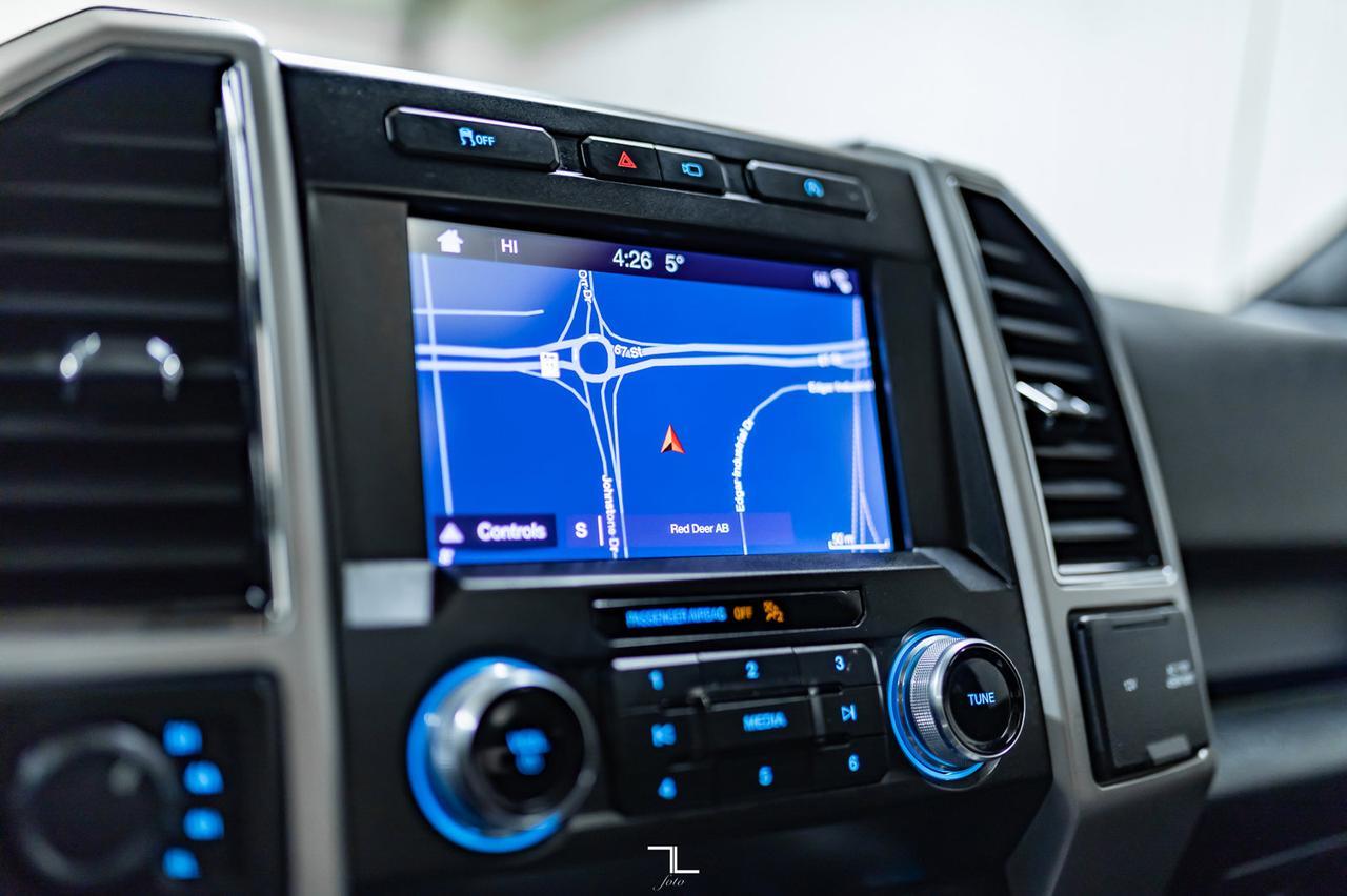 2019 Ford F-150 4x4 Super Crew Lariat Diesel Leather Roof Nav Red Deer AB