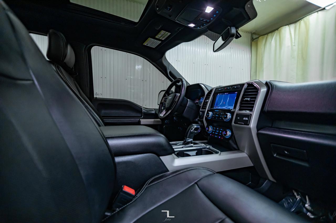 2019 Ford F-150 4x4 Super Crew Lariat Diesel Leather Roof Nav Red Deer AB