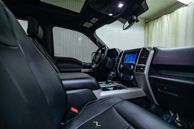 2019 Ford F-150 4x4 Super Crew Lariat Diesel Leather Roof Nav Red Deer AB