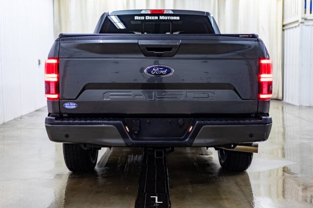 2019 Ford F-150 4x4 Super Crew Lariat Diesel Leather Roof Nav Red Deer AB