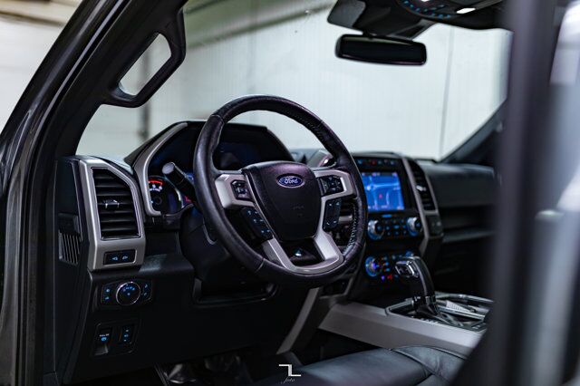 2019 Ford F-150 4x4 Super Crew Lariat Diesel Leather Roof Nav Red Deer AB