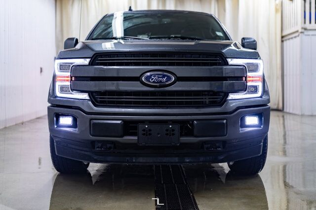 2019 Ford F-150 4x4 Super Crew Lariat Diesel Leather Roof Nav Red Deer AB