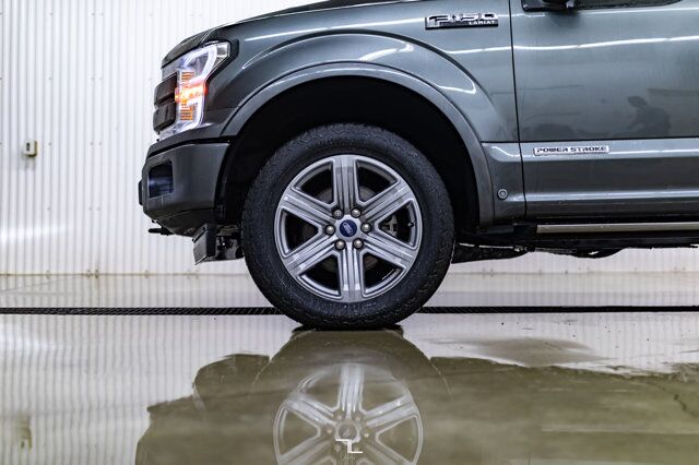 2019 Ford F-150 4x4 Super Crew Lariat Diesel Leather Roof Nav Red Deer AB