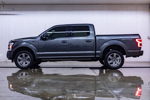 2019 Ford F-150 4x4 Super Crew Lariat Diesel Leather Roof Nav Red Deer AB