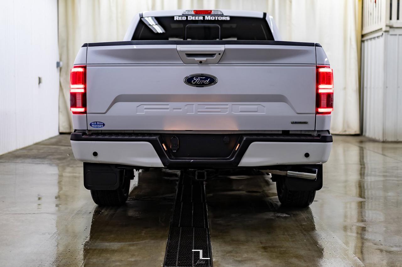 2019 Ford F-150 4x4 Super Crew Lariat FX4 Leather Roof Nav BCam Red Deer AB
