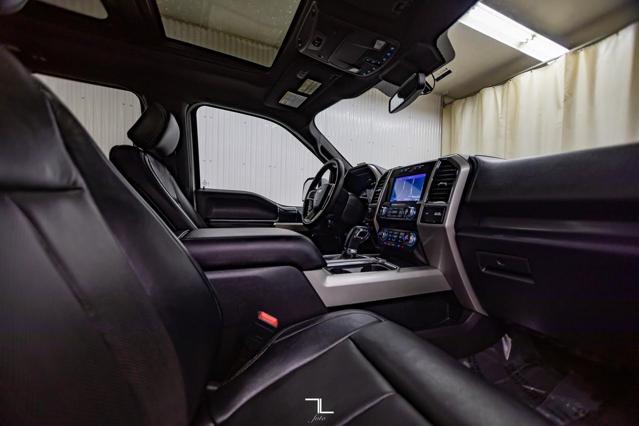 2019 Ford F-150 4x4 Super Crew Lariat FX4 Leather Roof Nav BCam Red Deer AB