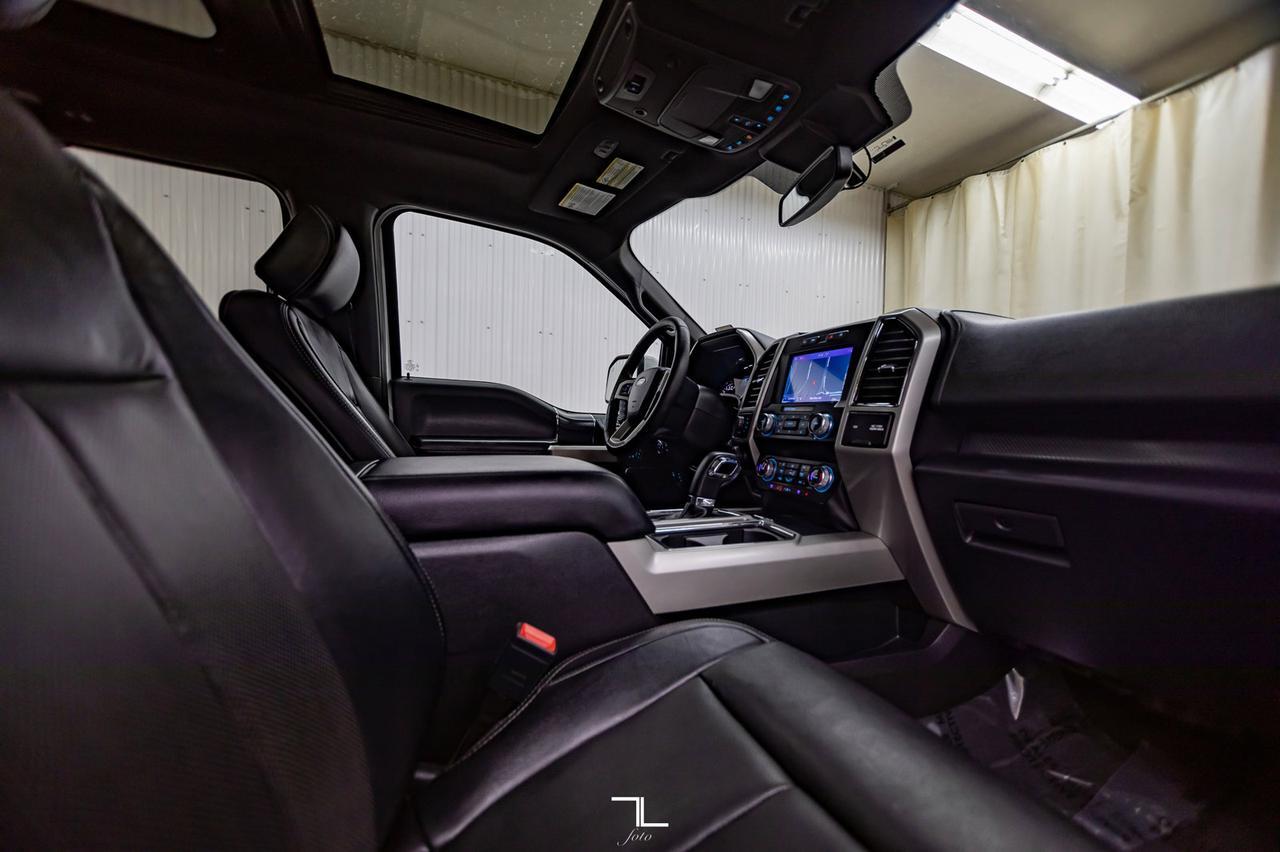 2019 Ford F-150 4x4 Super Crew Lariat FX4 Leather Roof Nav BCam Red Deer AB