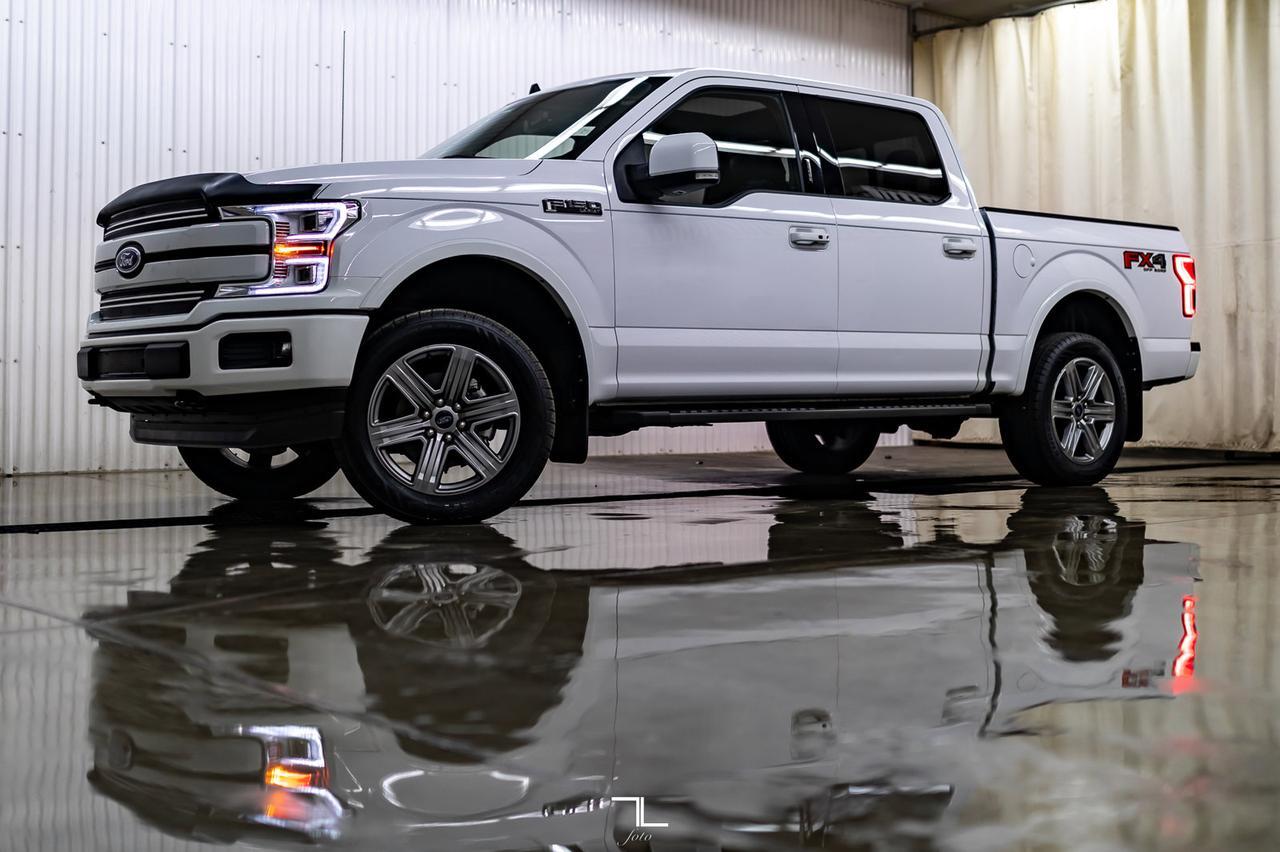 2019 Ford F-150 4x4 Super Crew Lariat FX4 Leather Roof Nav BCam Red Deer AB
