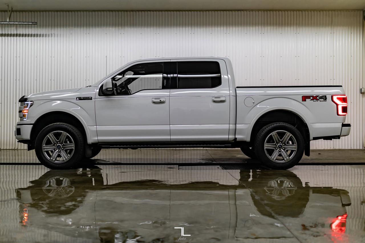 2019 Ford F-150 4x4 Super Crew Lariat FX4 Leather Roof Nav BCam Red Deer AB