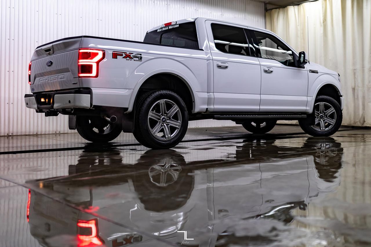2019 Ford F-150 4x4 Super Crew Lariat FX4 Leather Roof Nav BCam Red Deer AB