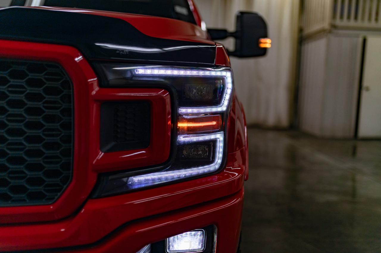 2019 Ford F-150 4x4 Super Crew Lariat FX4 Sport Leather Roof Nav Red Deer AB