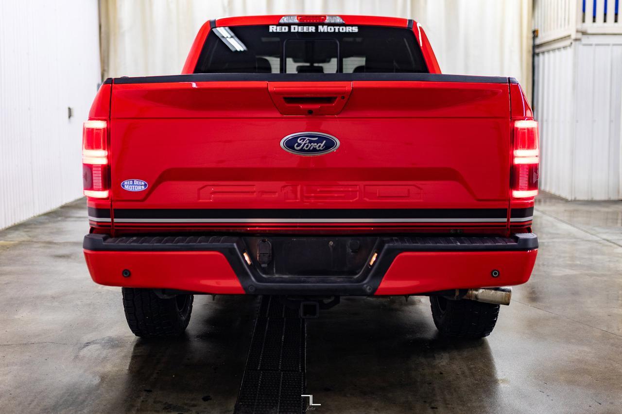 2019 Ford F-150 4x4 Super Crew Lariat FX4 Sport Leather Roof Nav Red Deer AB
