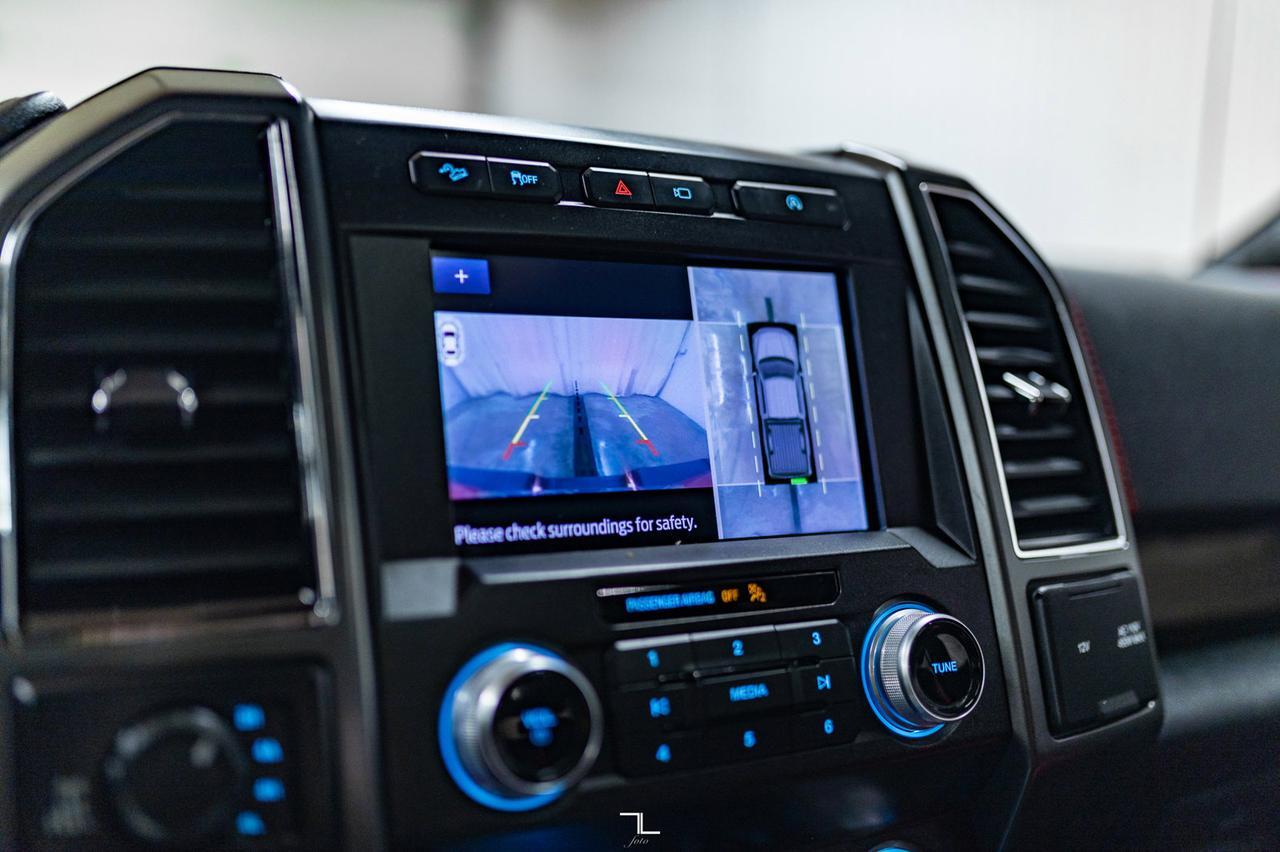 2019 Ford F-150 4x4 Super Crew Lariat FX4 Sport Leather Roof Nav Red Deer AB