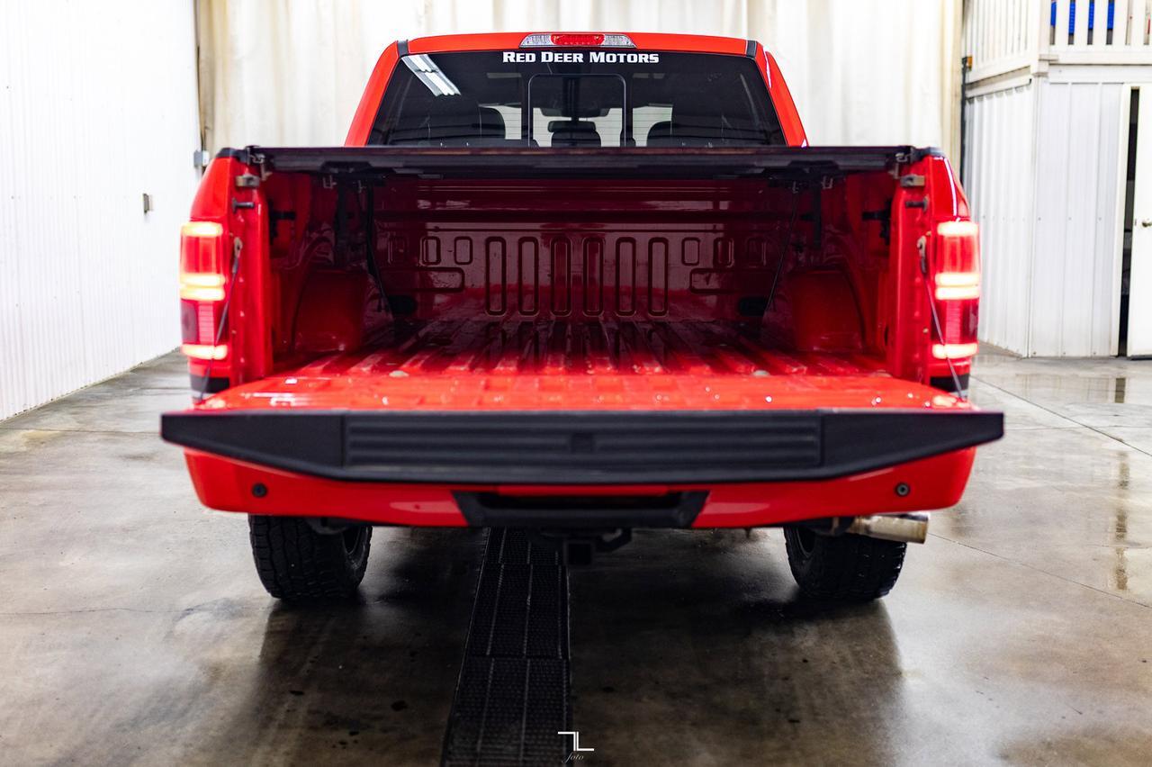 2019 Ford F-150 4x4 Super Crew Lariat FX4 Sport Leather Roof Nav Red Deer AB
