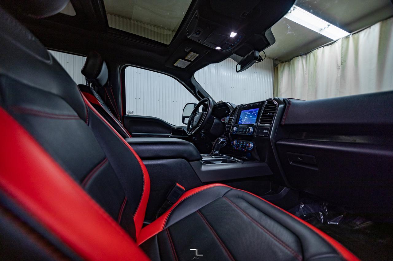 2019 Ford F-150 4x4 Super Crew Lariat FX4 Sport Leather Roof Nav Red Deer AB