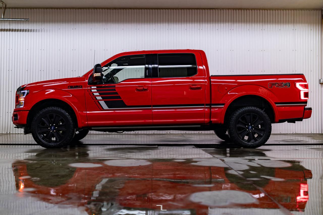 2019 Ford F-150 4x4 Super Crew Lariat FX4 Sport Leather Roof Nav Red Deer AB
