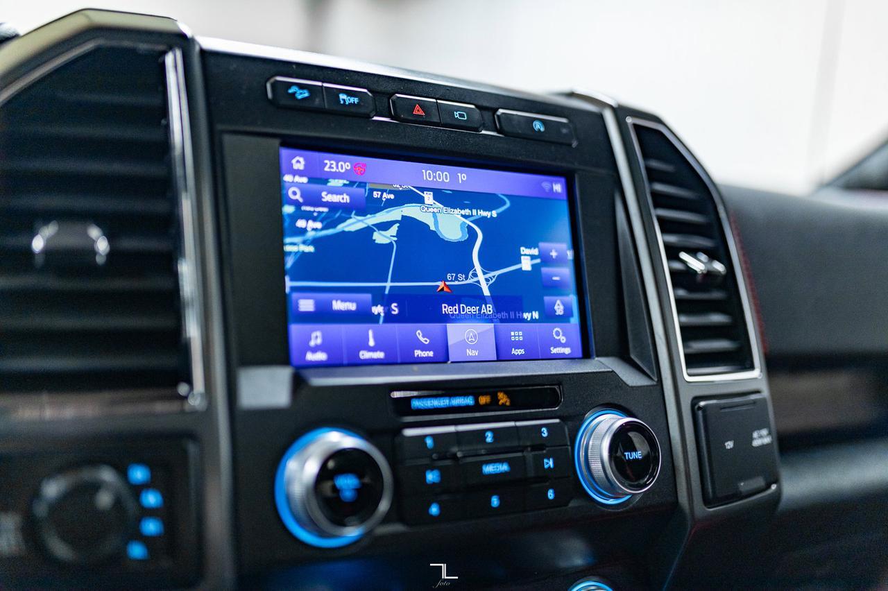 2019 Ford F-150 4x4 Super Crew Lariat FX4 Sport Leather Roof Nav Red Deer AB