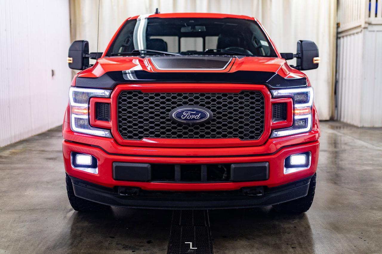2019 Ford F-150 4x4 Super Crew Lariat FX4 Sport Leather Roof Nav Red Deer AB