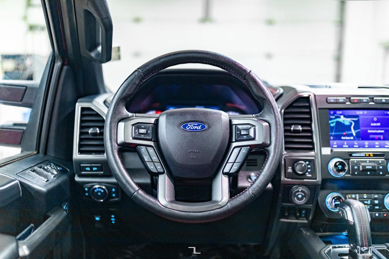 2019 Ford F-150 4x4 Super Crew Lariat FX4 Sport Leather Roof Nav Red Deer AB